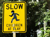 Children at Play Sign